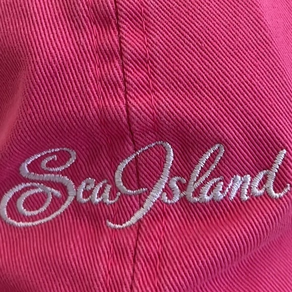 Sea Island Womens Golf Cap Hat pink embroidered - Picture 2 of 16